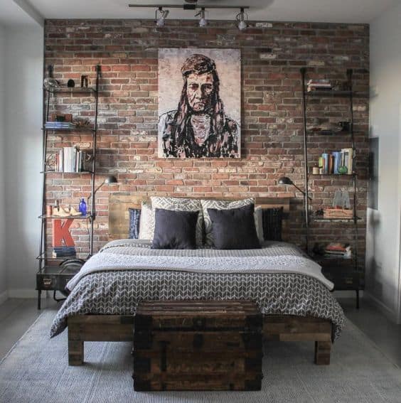 Modern Industrial Bedroom