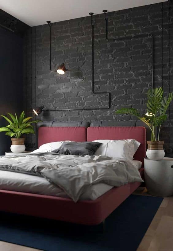 Modern Industrial Bedroom