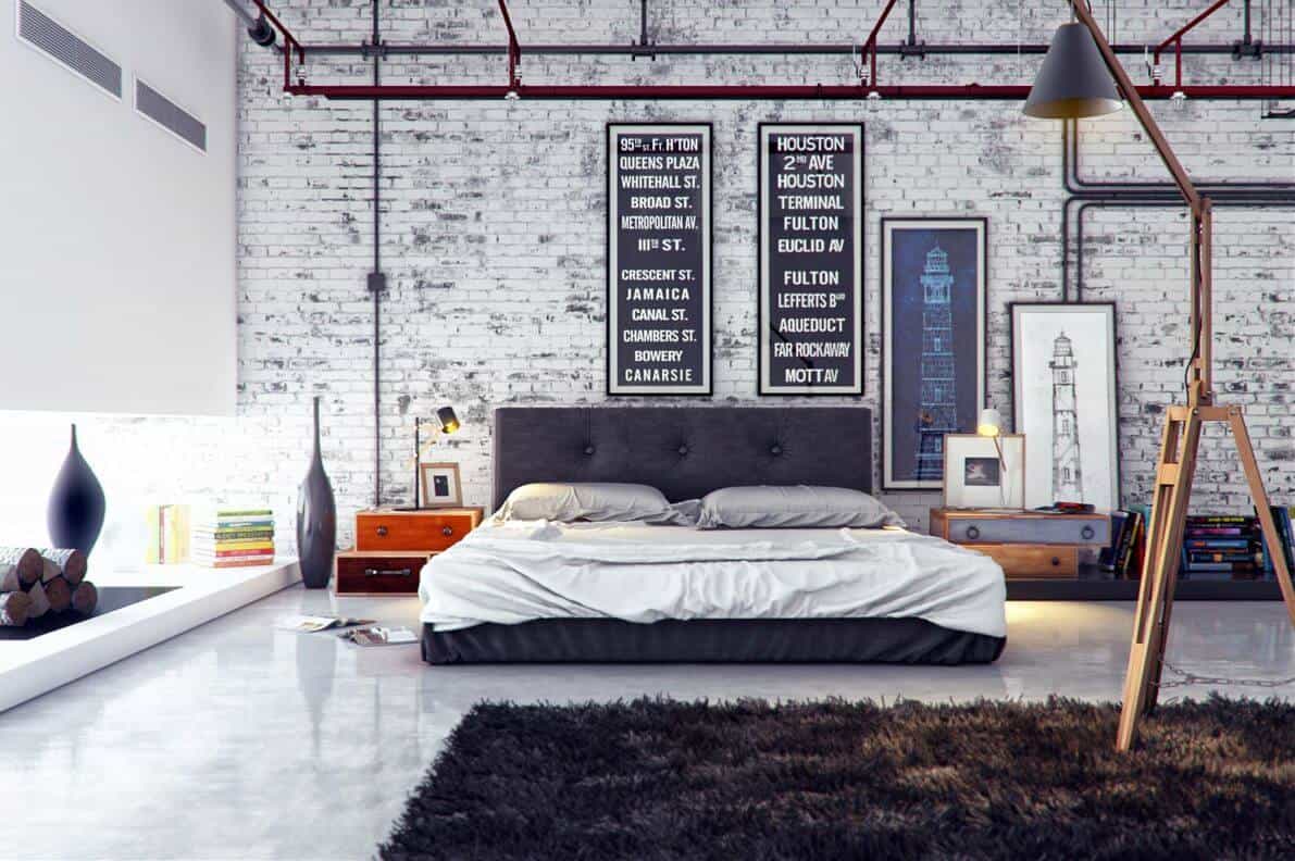 Industrial Bedroom Decor Ideas 23