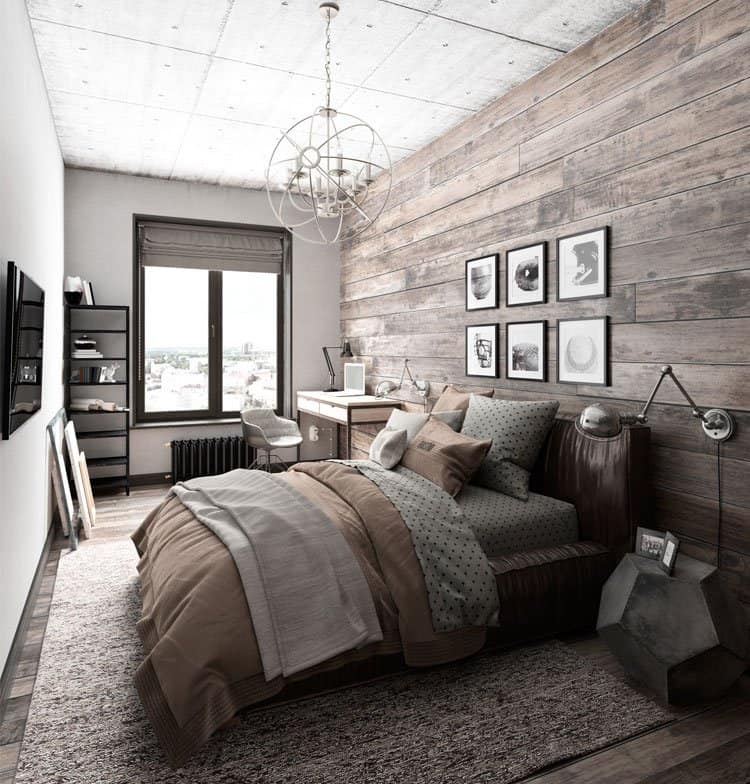 Industrial Bedroom Layout