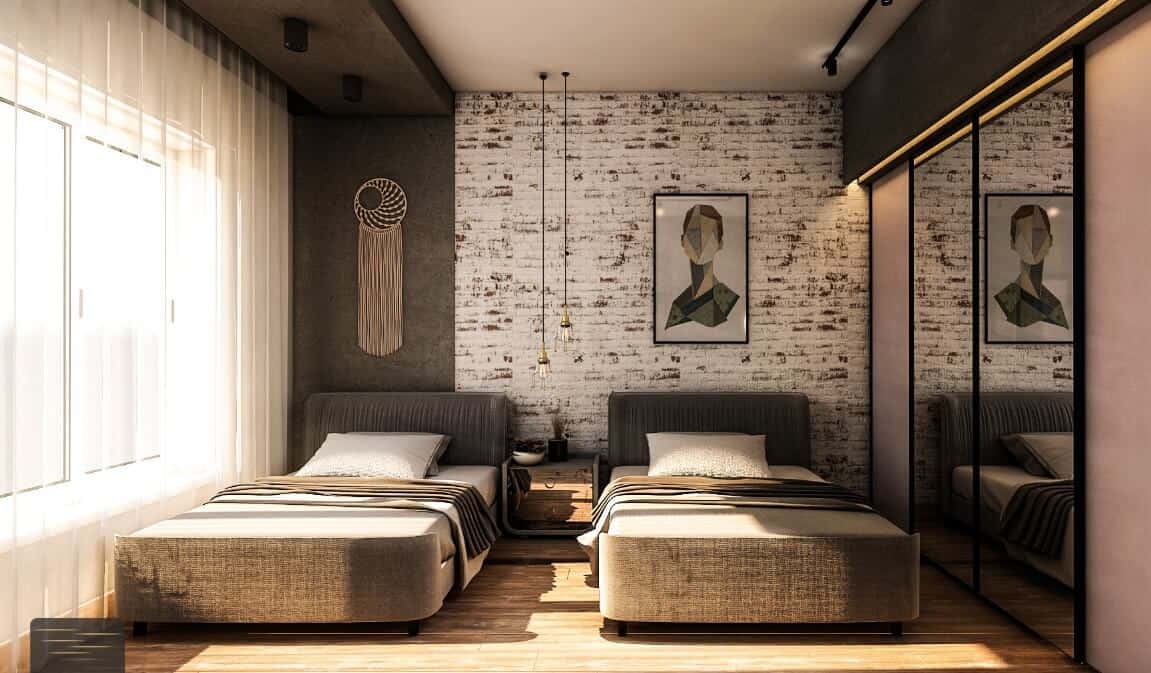 Industrial Bedroom Ideas