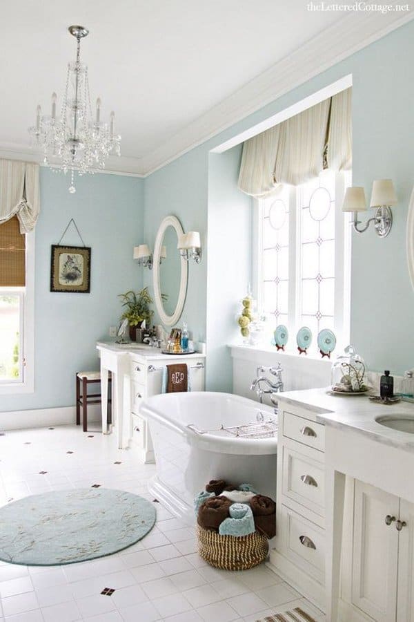 23 Attractive Shabby Chic Bathroom Pictures Ideas