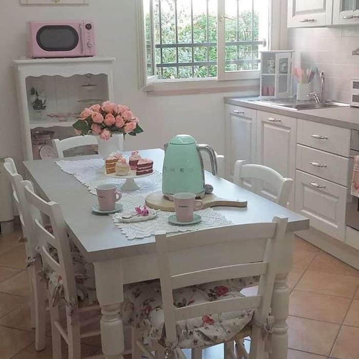 19 Shabby Chic Kitchen Ideas For Your Sweet Cooking Area