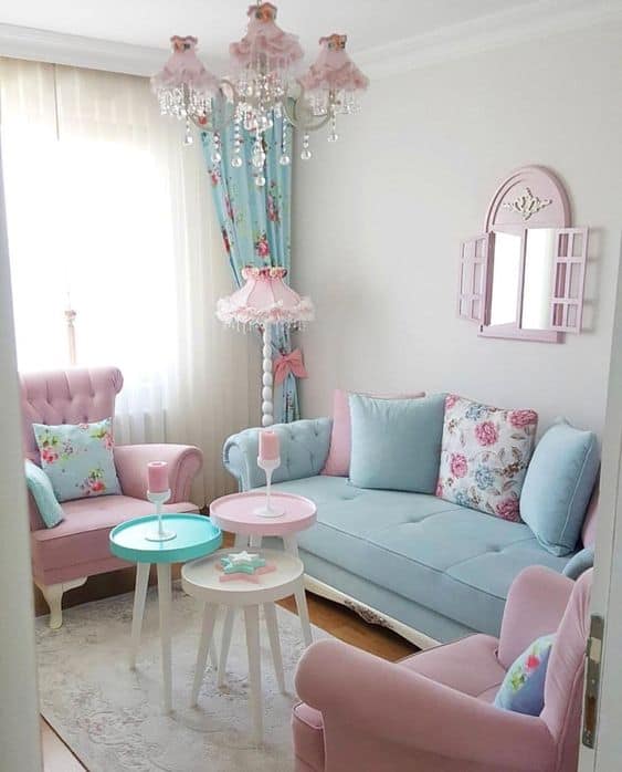 Shabby Chic Style Living Room Vintage Ideas 12