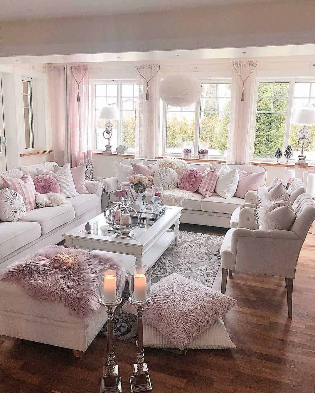 Download Shabby Chic Living Room Decorating Ideas PNG - kkirzer