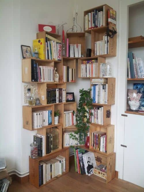 Rustic Corner Shelf Ideas