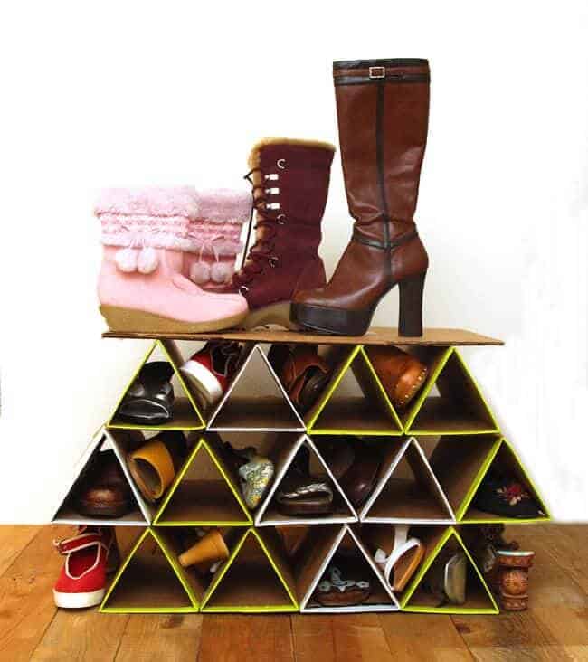 DIY Shoe Shelf