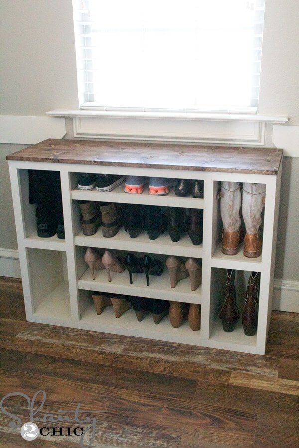 DIY Shoe Shelf