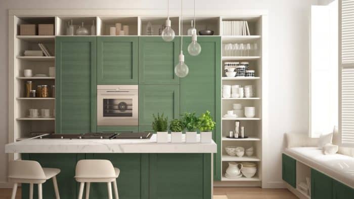 26 Gorgeous Green Kitchen Cabinet Ideas for 2021