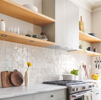 28 Open Shelving Ideas for Better Kitchen Organization