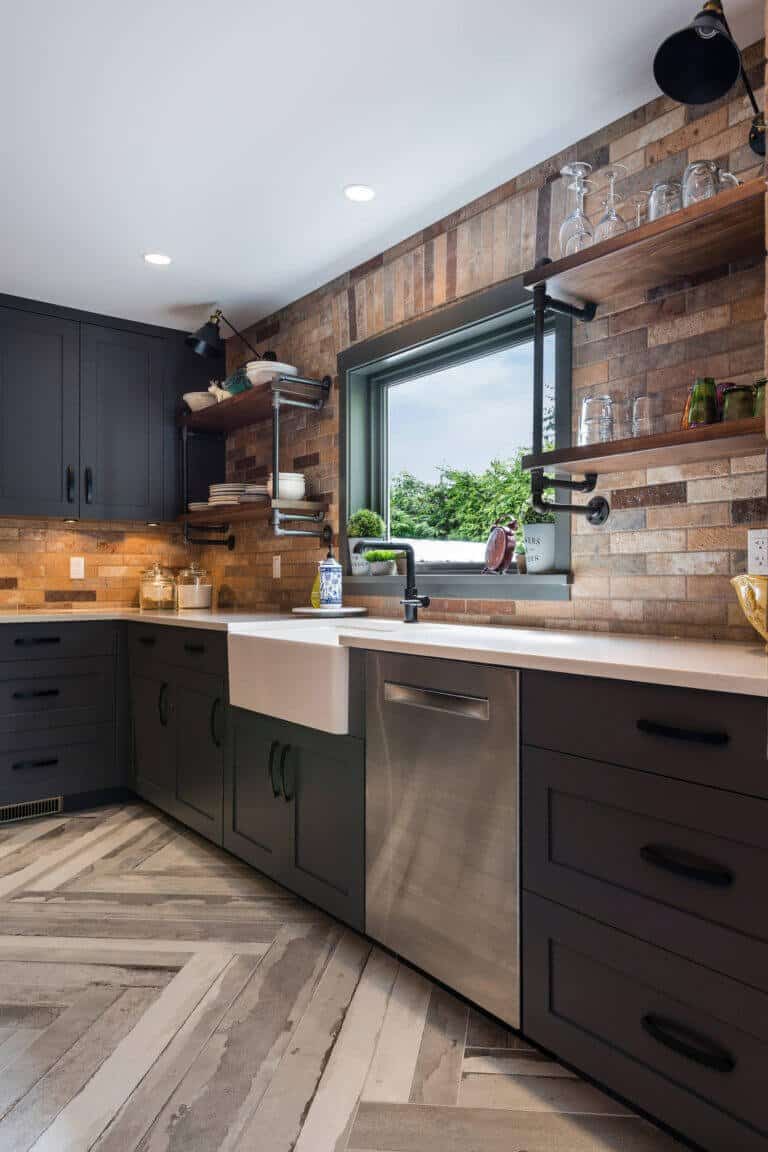 Black Kitchen Cabinet Design