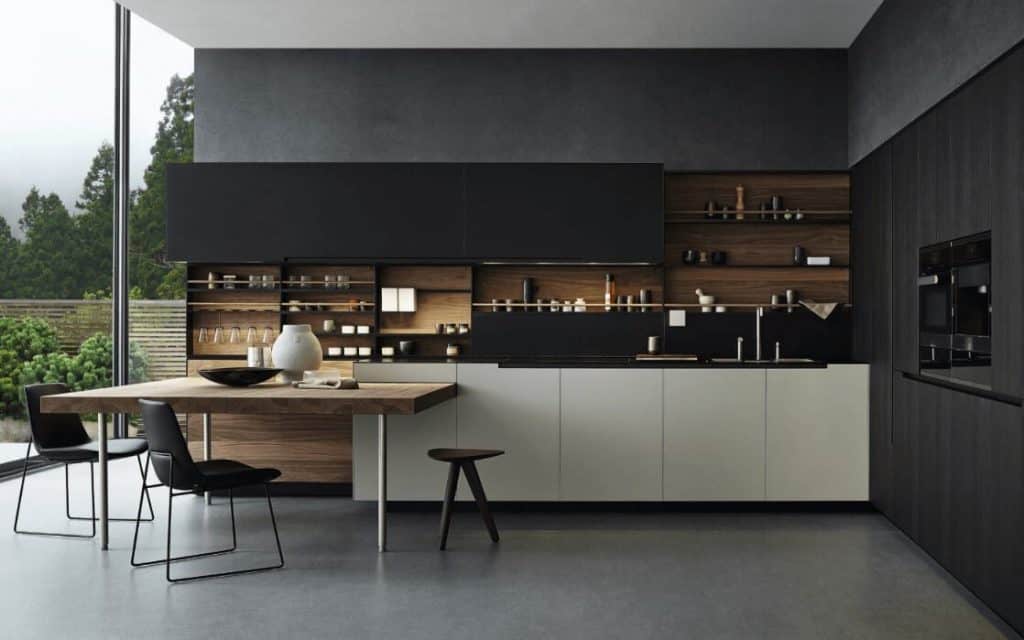 29 Beautiful Black Kitchen Cabinet Ideas To Try In 2021 9623