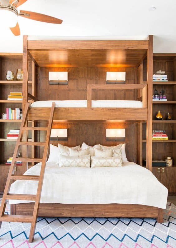 Adult Bunk Beds With Rustic Style Photograph By Diana Relth