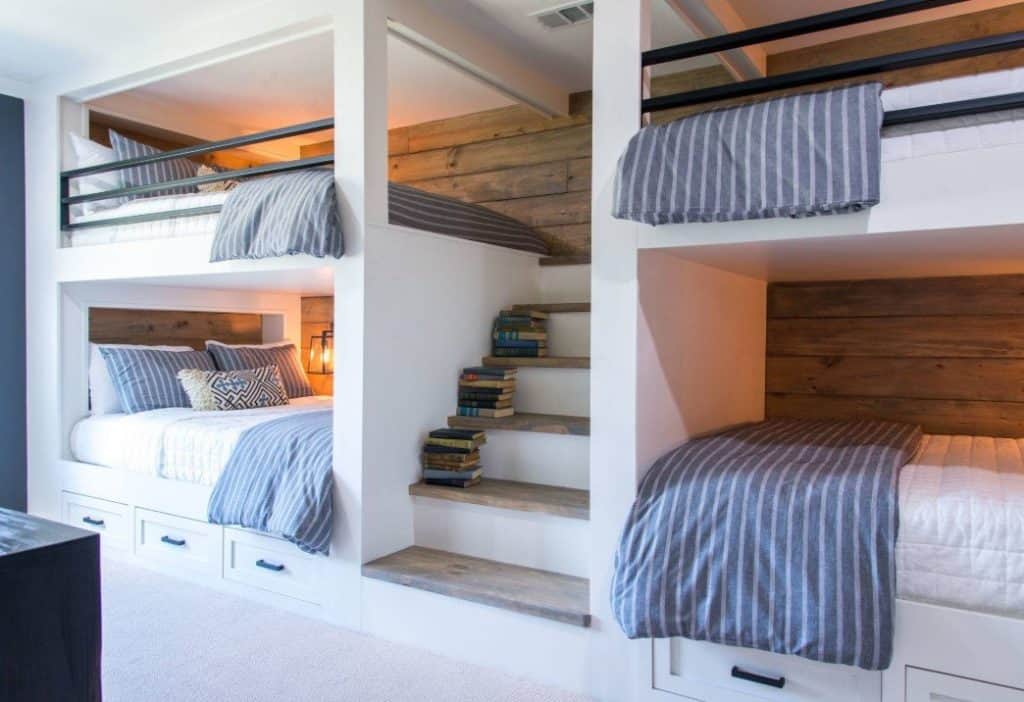 25 Bunk Bed Ideas For Small Bedrooms, L Shaped Quad Bunk Beds Uk