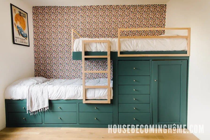Diy Bunk Bed From Housebecominghome
