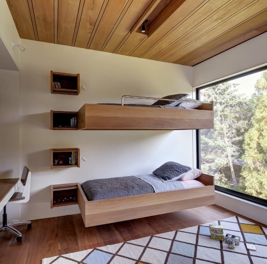 Floating Bunk Beds At Mothersill By Bates Masi Architects