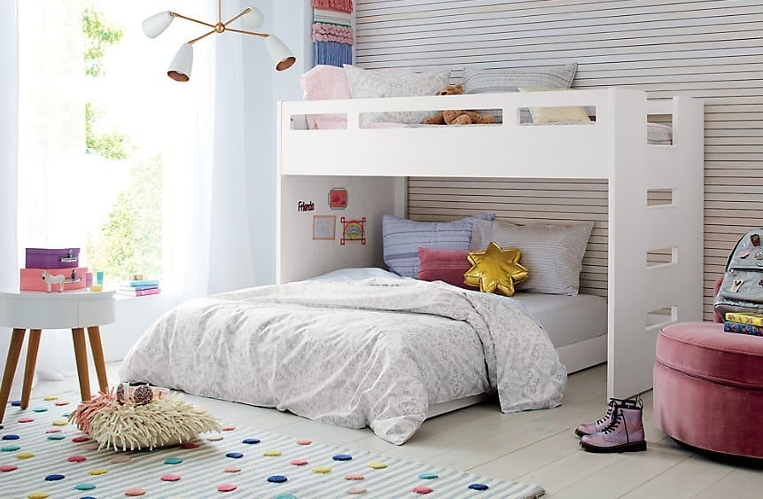 Bunk Bed With Built In Ladder By Crateandbarrel