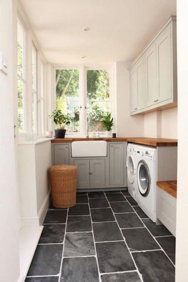 Natural Stone Flooring For Laundry Room