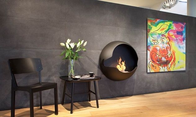 Bio Ethanol Wall Mounted Fireplace