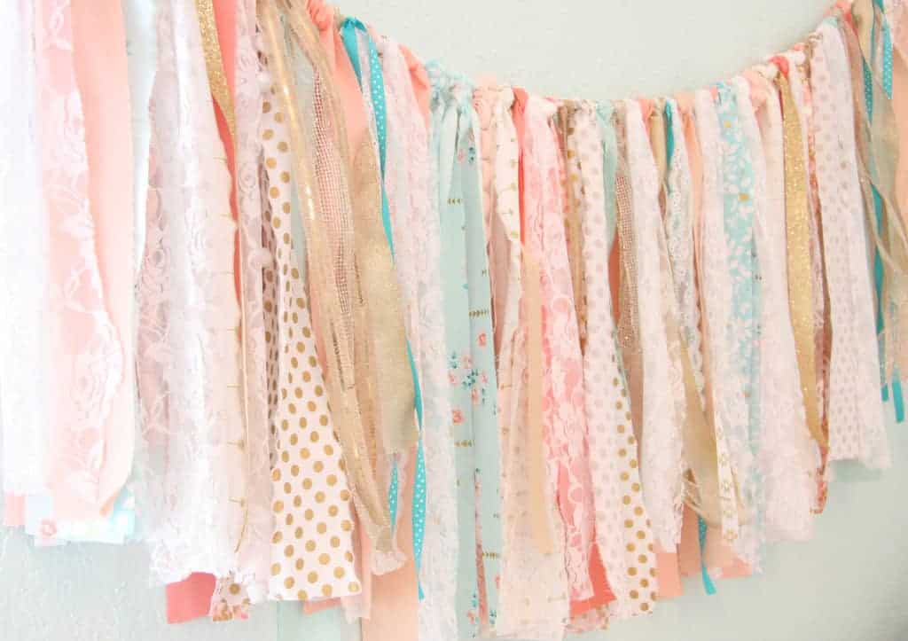 Diy Tassel Garland From Old Fabric