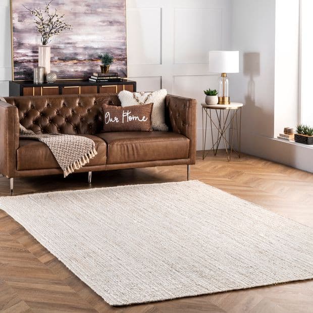 21 Stylish Rugs That Go With Brown Couches, What Color Rug Goes With A Grey Leather Couch