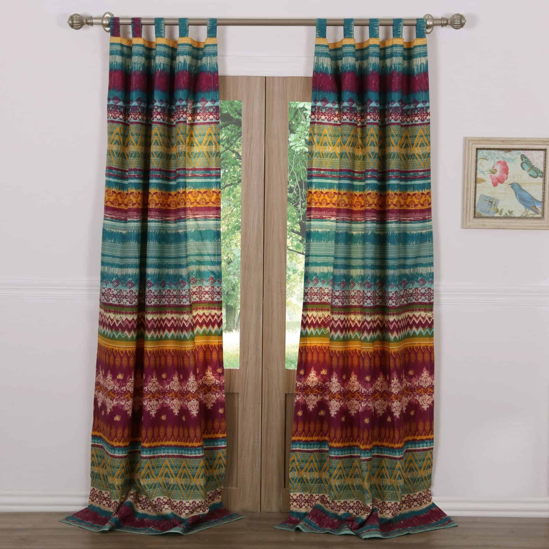 18 Beautiful Unique Boho Curtain Ideas   1 Curtains With Striking Colors Lighten Up Your Home 1800x1800 