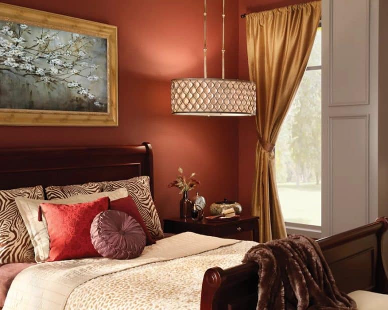 What Color Curtains Go With Red Walls? 10 Ideas
