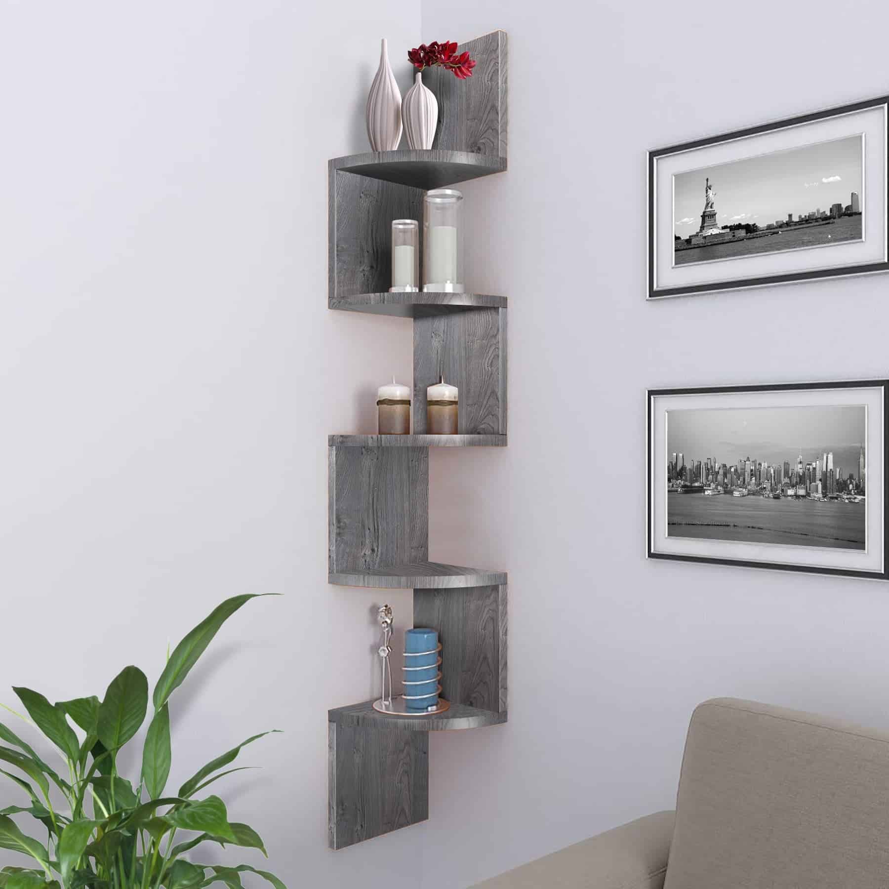 Corner Shelving Units Are Perfect for Small Spaces