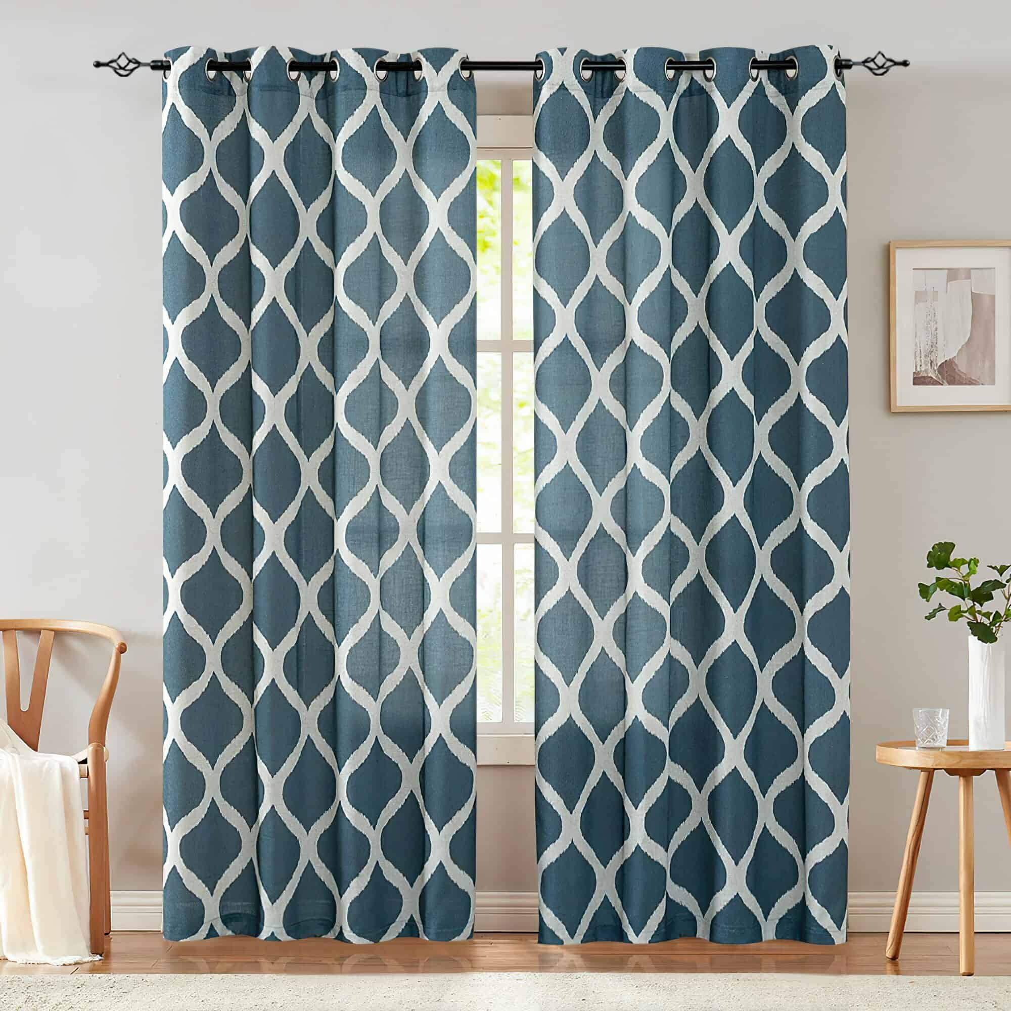 Ogee Printed Curtains Are Never A Miss