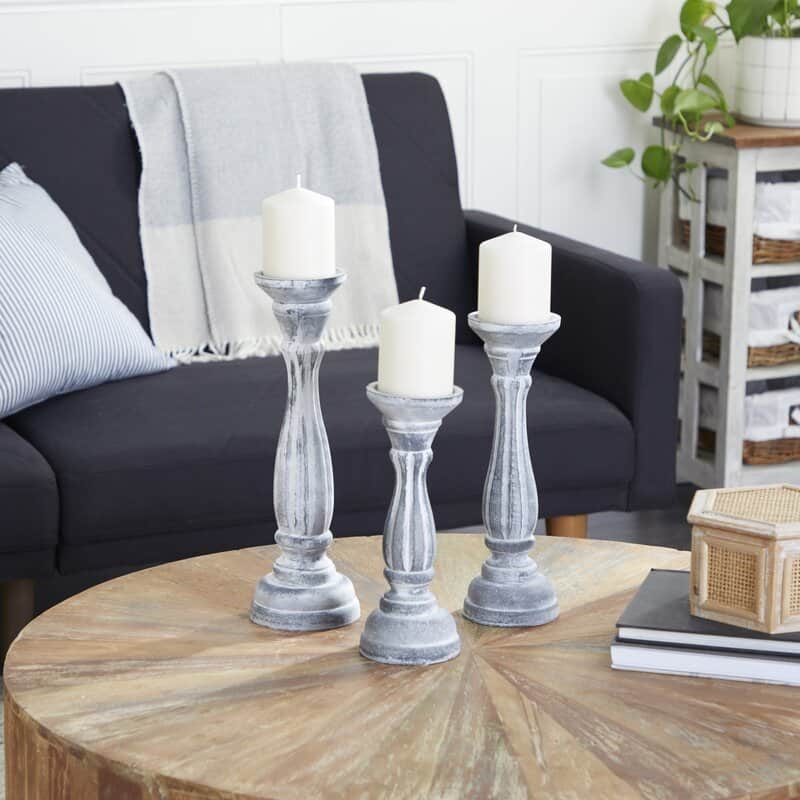 Get Some Candle Holders For A Rustic Vibe