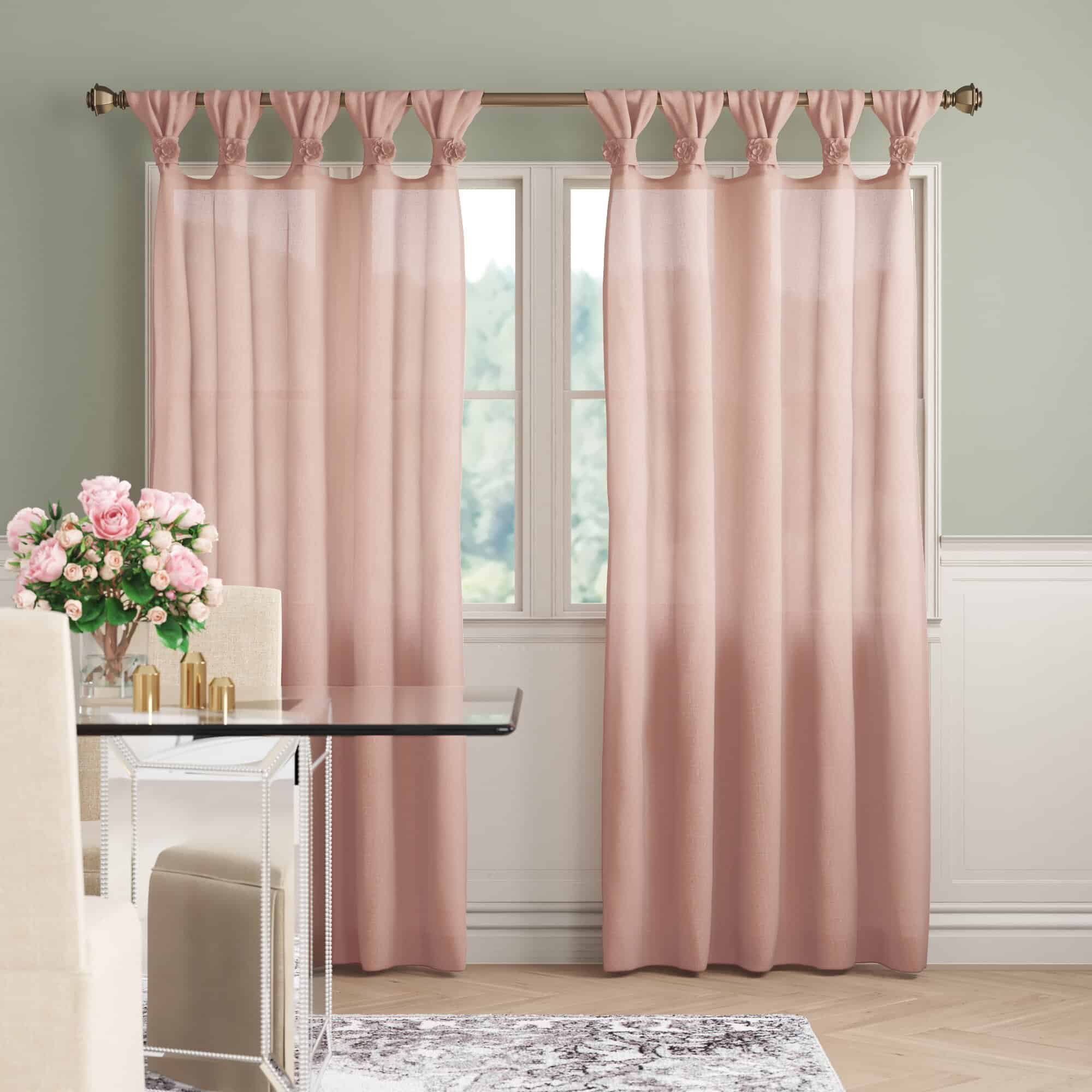  Rose Colored Curtains Look Dreamy And Soft