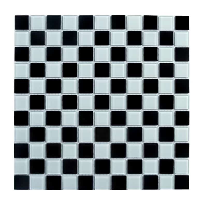 Go For a Retro Look With a Checkerboard Backsplash