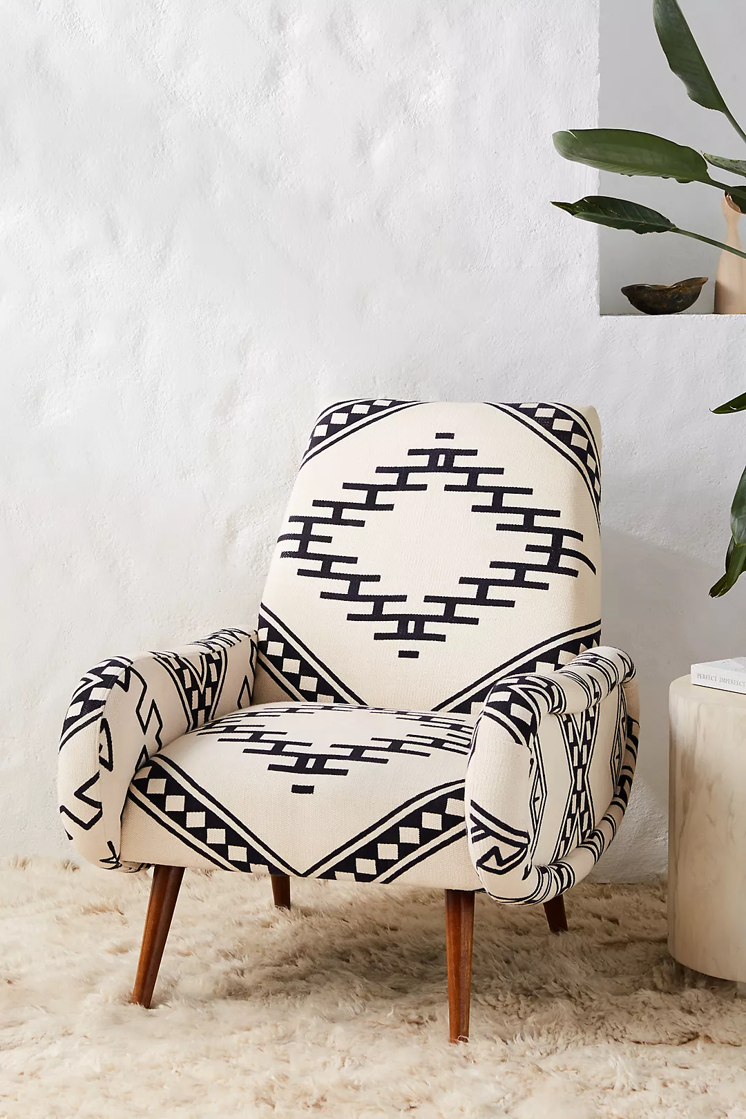 Modern And Patterned Armchair