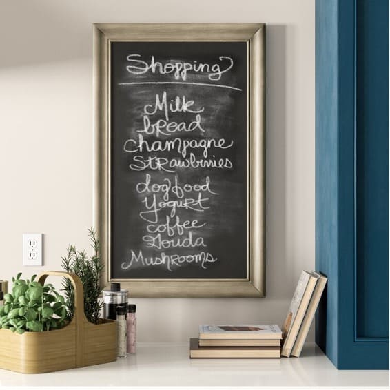 Make Your Mark With A Wall Mounted Chalkboard