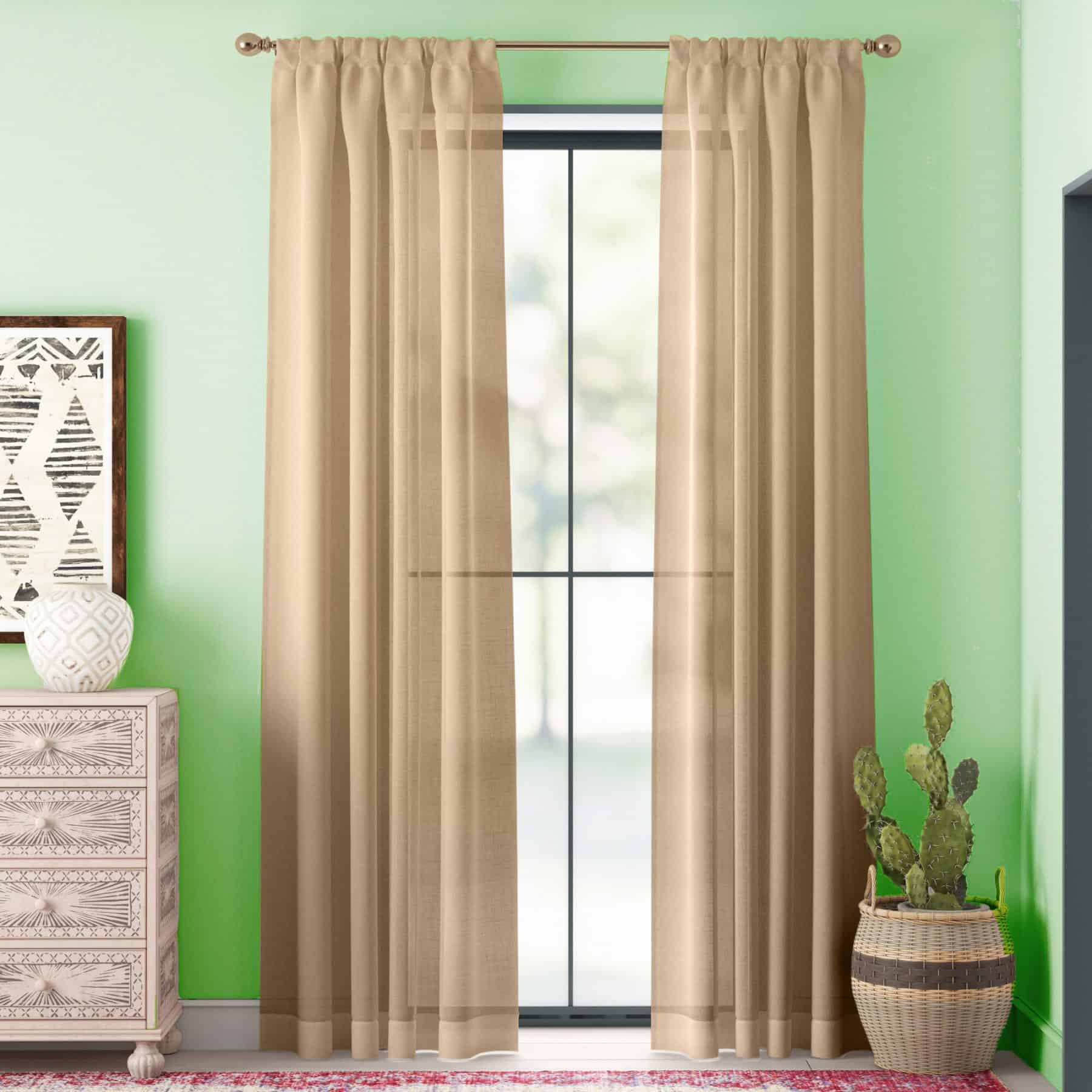 What Color Curtains Go With Green Walls 16 Ideas