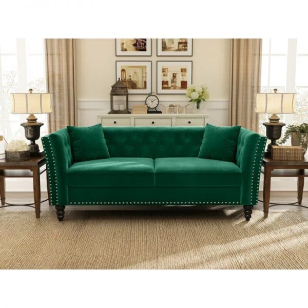 What Color Pillows For a Green Couch 14 Ideas