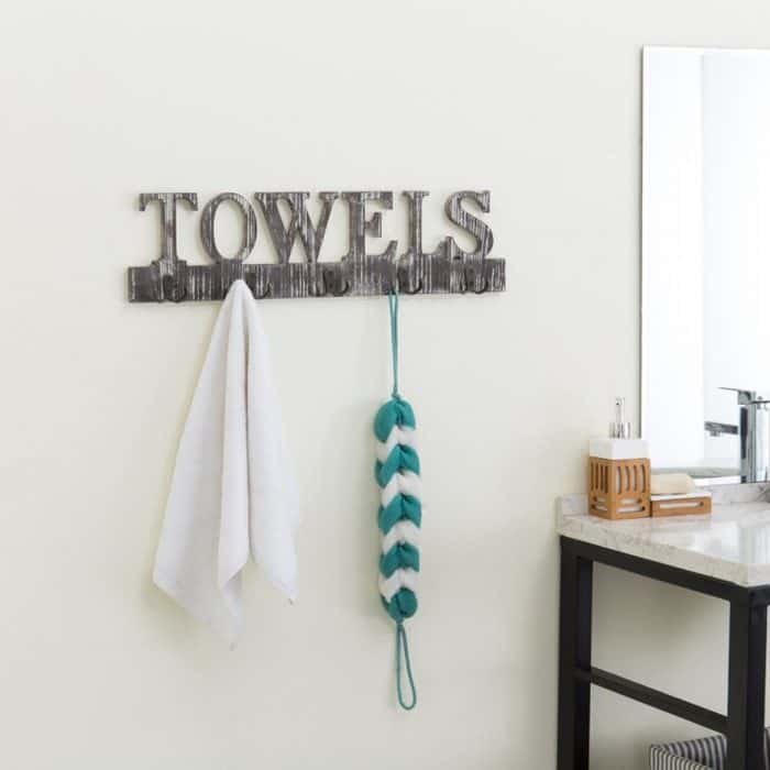 15 Creative Bathroom Towel Rack Ideas