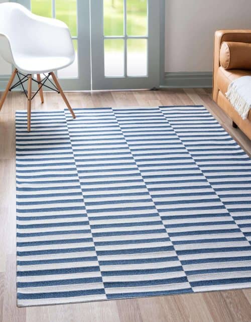 15 Best Navy Blue and White Rugs