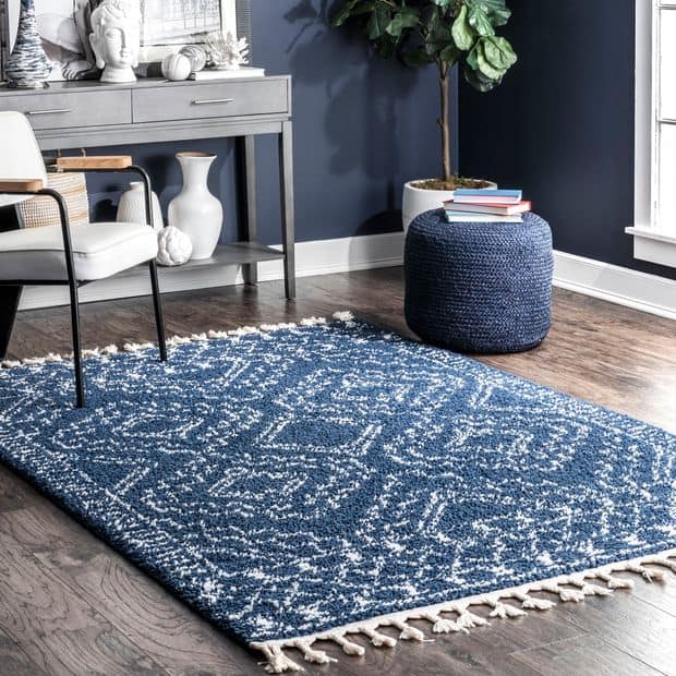 15 Best Navy Blue and White Rugs