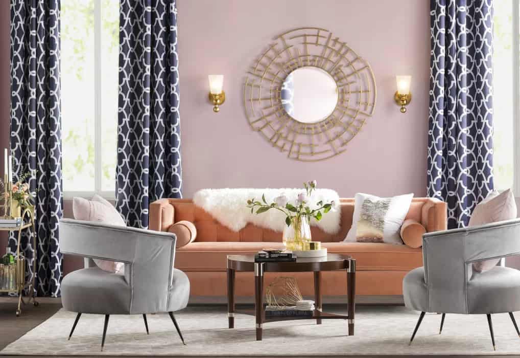 What Color Curtains Go With Pink Walls? - 10 Ideas