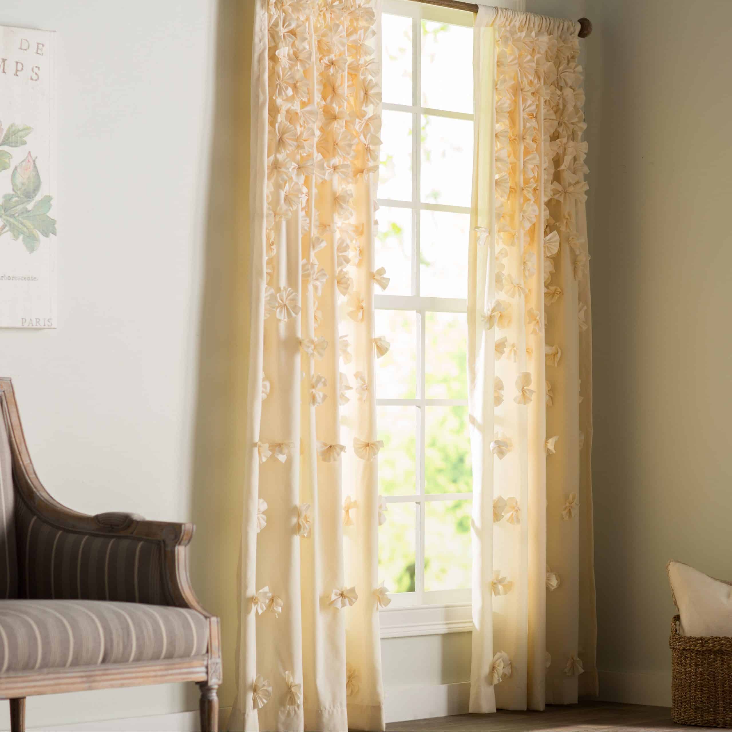Get That Ethereal Glow With Sheer Peachy Curtains