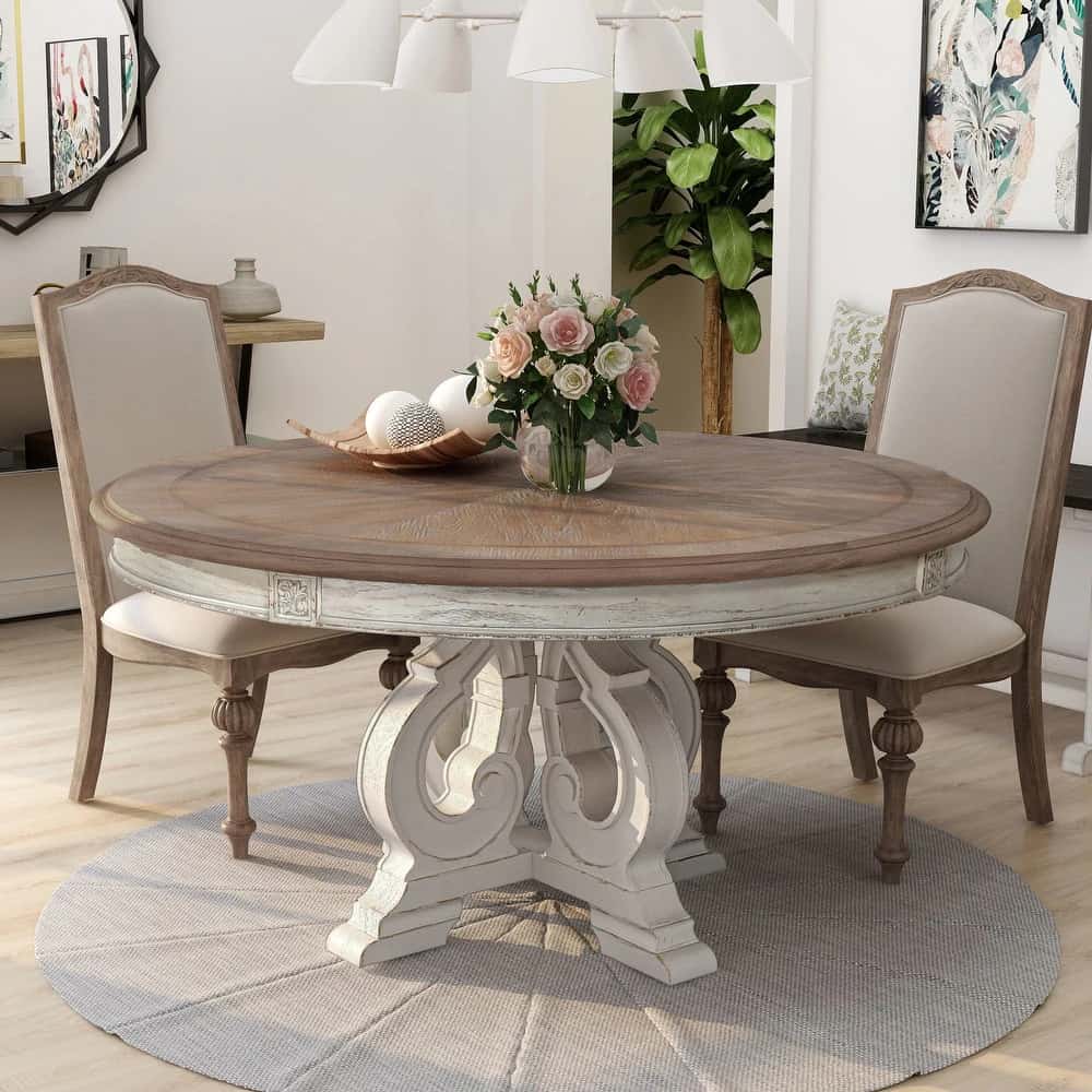 Use an Antique White Table for a Classic Flair