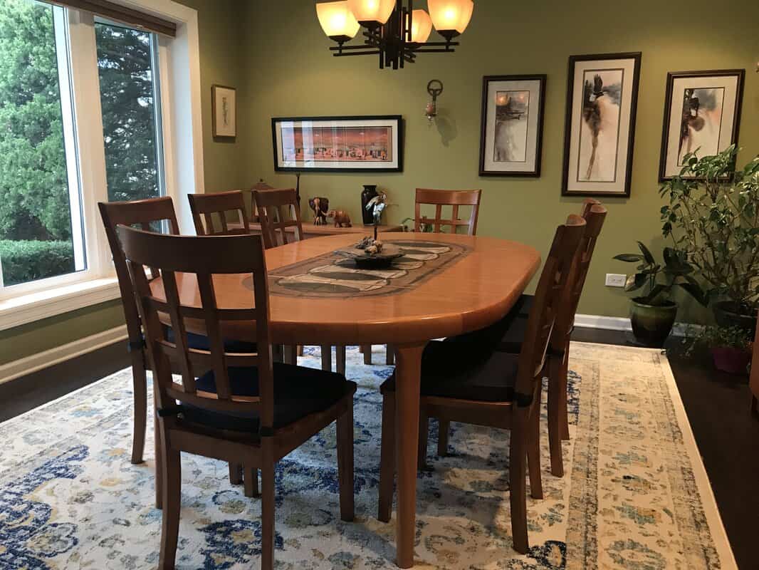 What Size Rug Under Dining Table 10 Ideas, What Size Rug For 8 Chair Dining Table