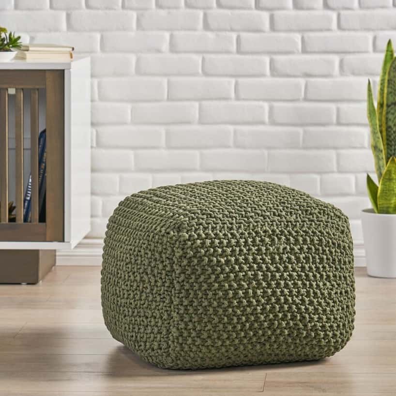 Opt for Ottoman Poufs as Alternatives to Couches
