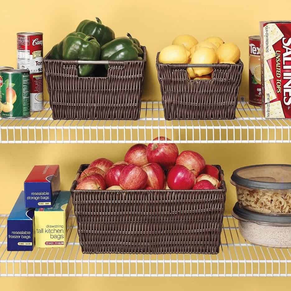 Use Rattan Baskets For Perishable Fruits And Vegetables