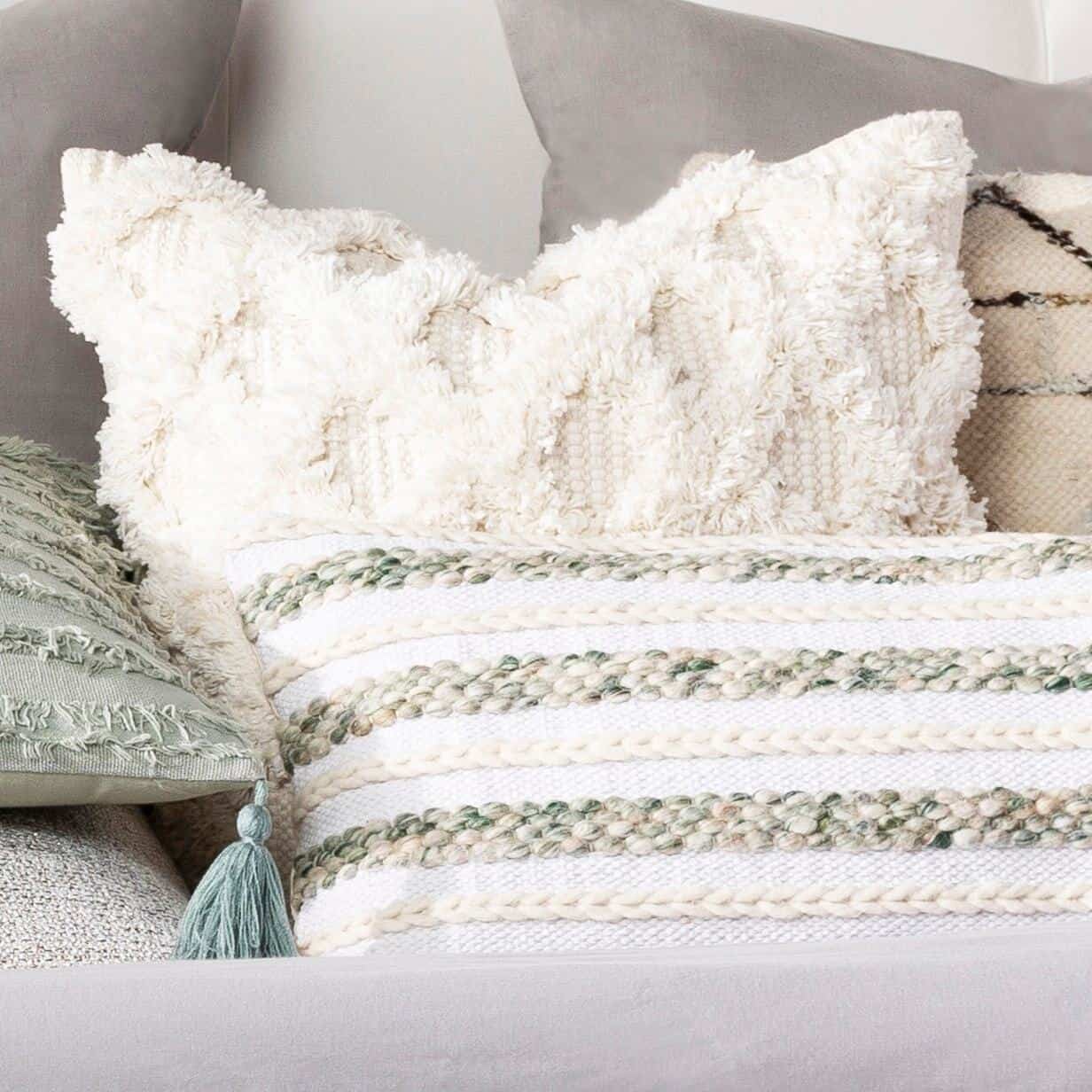 Handwoven Throw Pillows Are Made for Bohemian Rooms