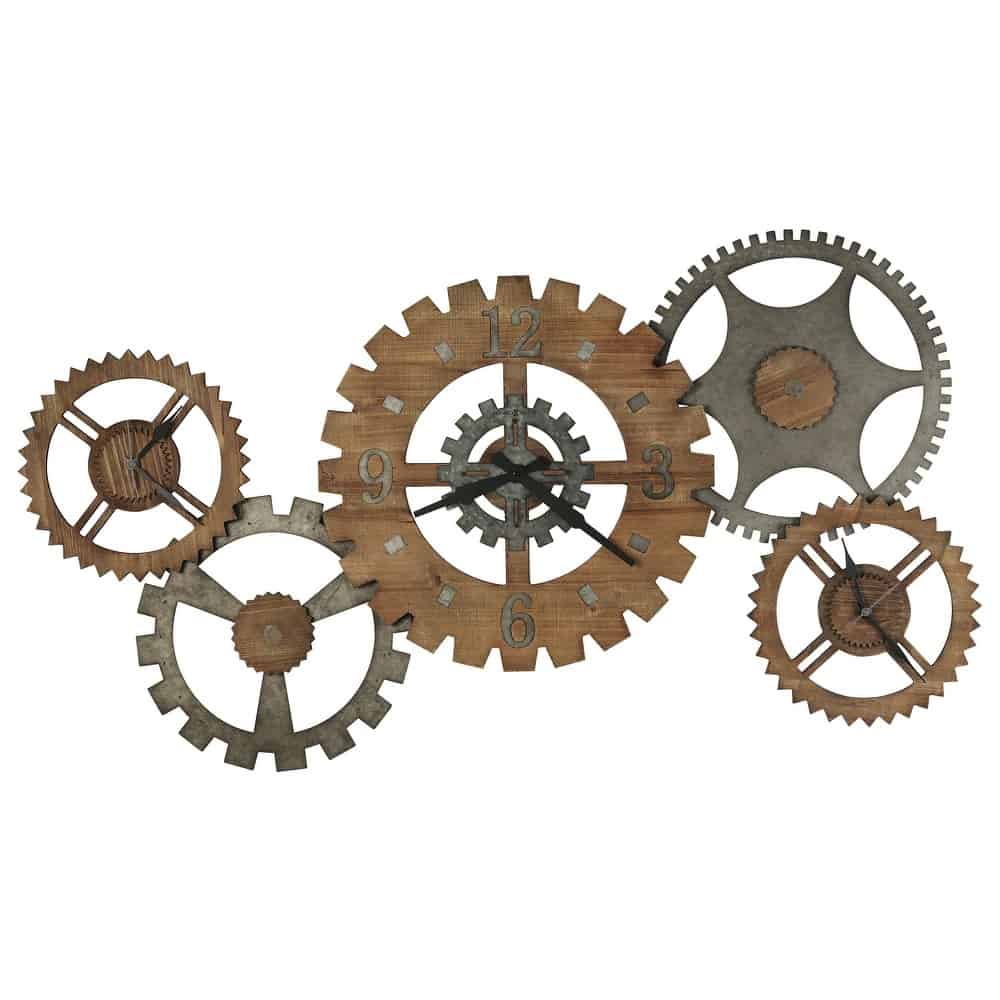 Stand Out With A Gear Wall Clock