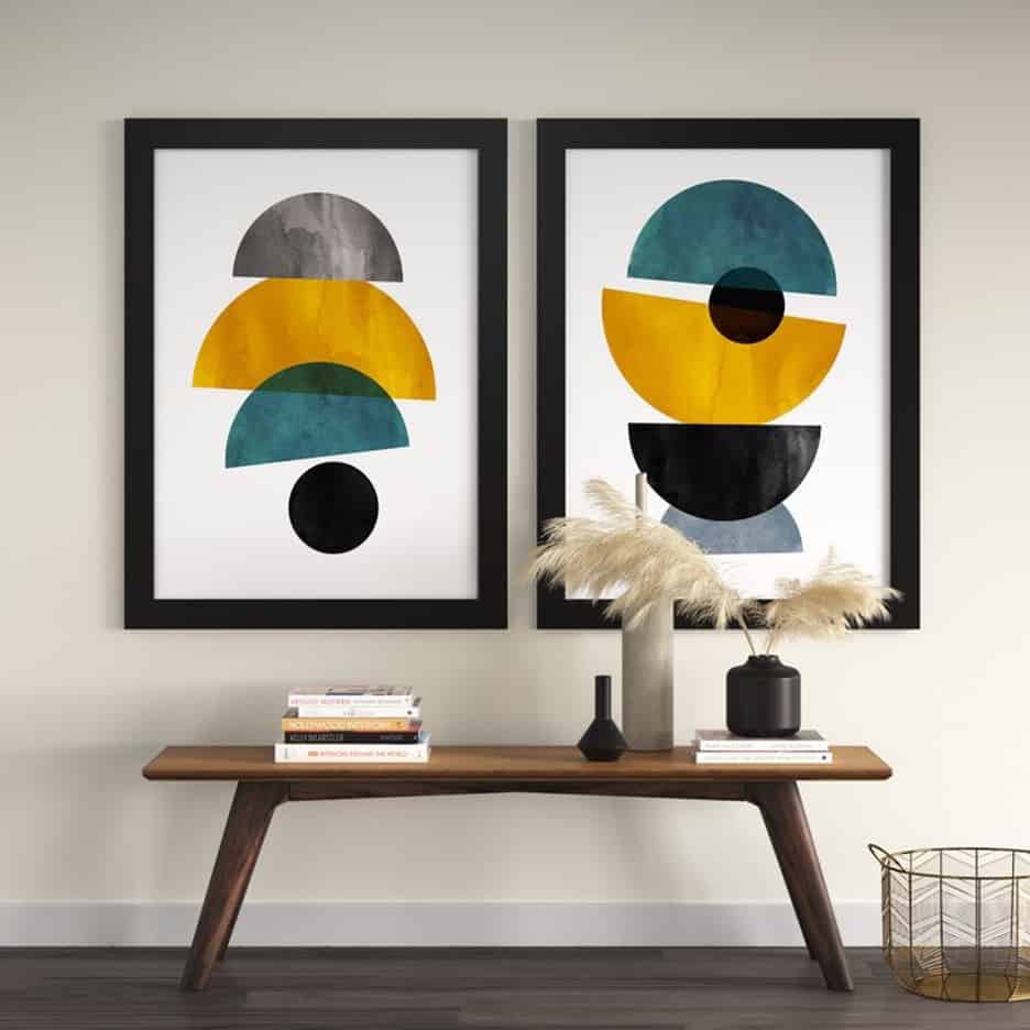 Experiment With Color Using These Framed Prints