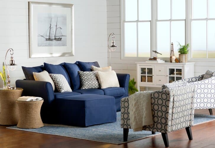 How to Decorate with a Blue Couch – 16 Ideas