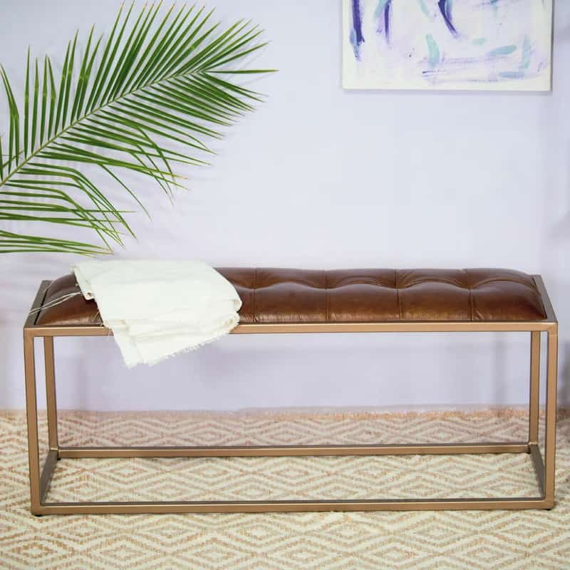 Make Your Room More Modern With A Leather Bench